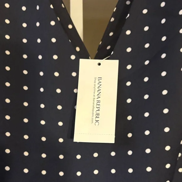 Polka Dot Jumpsuit - Navy and White - Picture 3 of 10